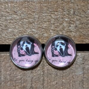 💟 Ghostface Stud Earrings